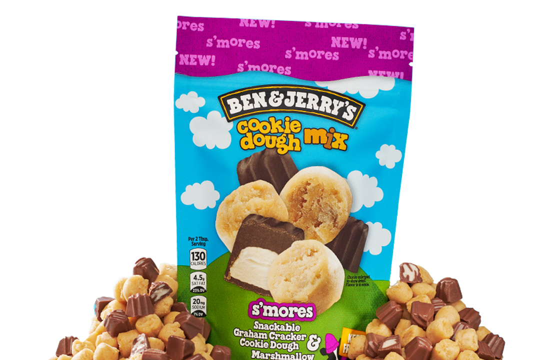 Ben and new arrivals jerry's snackable dough